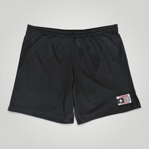 Vintage Converse Basketball Shorts Mens XL Black Mesh USA Athletic 8 In